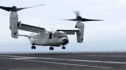 Контр-адмирал ВМС США: Конвертопланы новой модификации CMV-22B Osprey должны составить основу транспортного авиакрыла авианосцев будущего