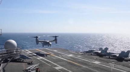 ВМС США испытали транспортный конвертоплан CMV-22B на дальность перелёта