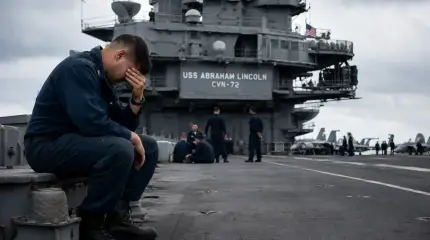 Без надежды: моряки сходят с ума на американском авианосце Abraham Lincoln