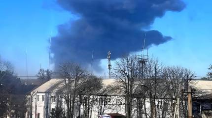 В Чернигове атакованы административные здания, включая райотдел полиции