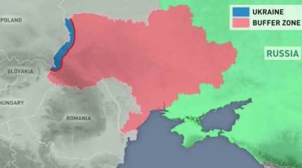 Медведев представил карту буферной зоны на Украине на случай продолжения оказания иностранной помощи киевскому режиму