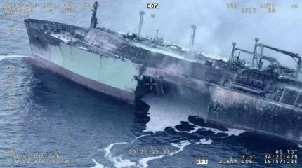 Минтранс официально подтвердил атаку украинских БЭКов на российский газовоз