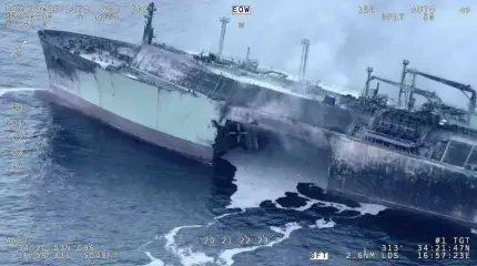 Минтранс официально подтвердил атаку украинских БЭКов на российский газовоз