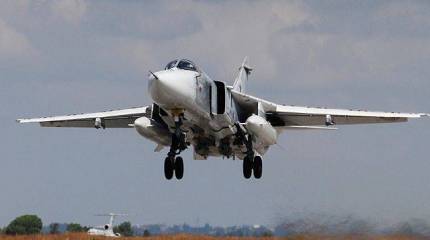 Российский беспилотник снял «похороны» сирийской банды в исполнении Су-24