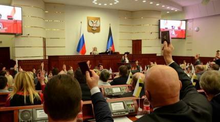 В ДНР утвердили русский язык в качестве единственного государственного