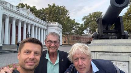 Сторонник идеи «до последнего украинца» Борис Джонсон неожиданно прибыл в Одессу