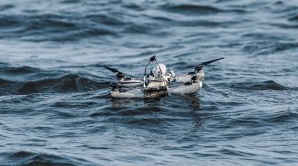 Nada y vuela: Francia presenta el dron DIODON HP30 Mk2