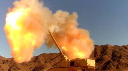 Американская гаубица ХМ1299 с третьей попытки уничтожила заряжающую машину ЗРК 2К12 «Куб-М1»