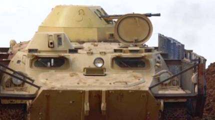 В Сирии замечена двухбашенная «мотолыга»