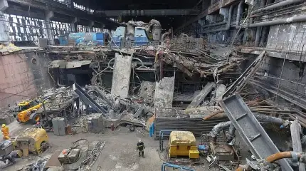 La central térmica de Burshtyn, en la región de Ivano-Frankivsk, ha cesado su actividad.