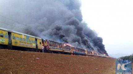 Массовые беспорядки в одном из штатов Индии