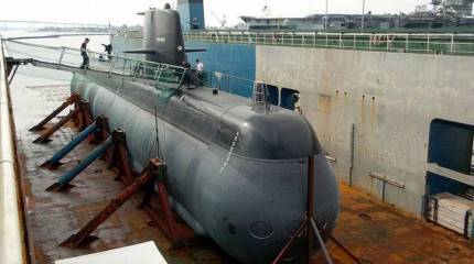 В Швеции спустили на воду модернизированную субмарину "Готланд"