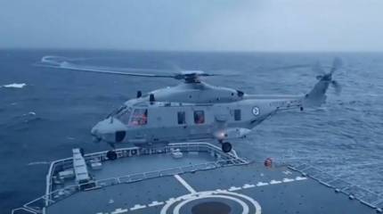 Первый вертолёт NH90 Sea Lion поступил на вооружение ВМС Германии