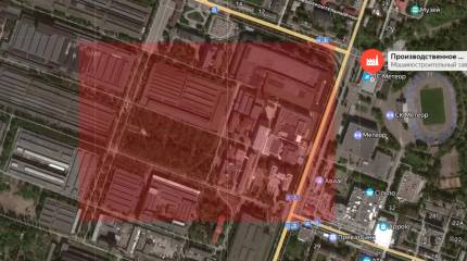 В результате удара в огне завод «Южмаш» в Днепропетровске