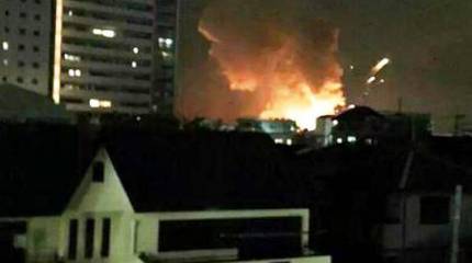 В Японии на американской базе прогремели взрывы