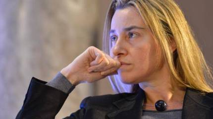 Могерини начала что-то подозревать...