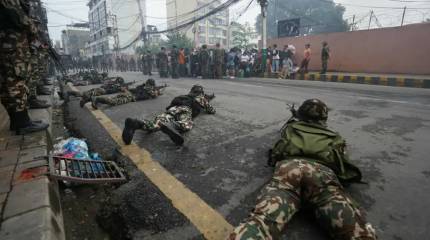 Кризис в Непале: военные на улицах готовы к стрельбе