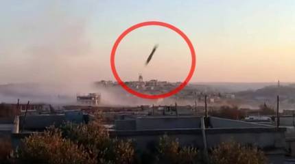 Эффектные кадры из Сирии: авиабомба КАБ-1500 разносит бункер боевиков