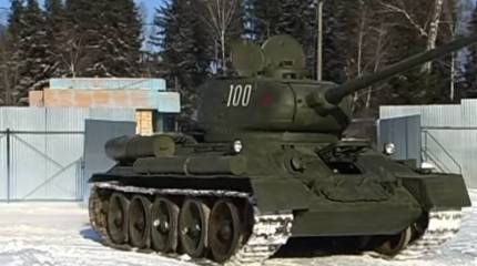 Легендарному советскому танку Т-34 исполнилось 80 лет