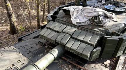 Показано поражение FPV-дронами очередного немецкого танка Leopard 1A5 ВСУ