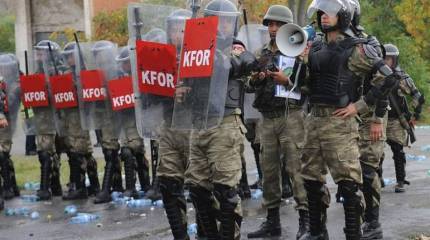 В южных районах Косово тоже начались протесты сербского населения