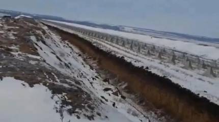 Показаны линии обороны ВСУ в оккупированной части Донбасса