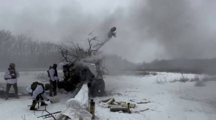 Показаны кадры уничтожения американского контрбатарейного радара AN/TPQ корректируемым снарядом«Краснополь» в зоне СВО