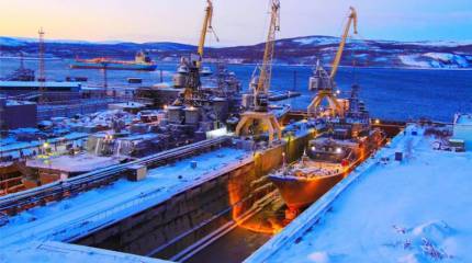 Сухой док для "Адмирала"