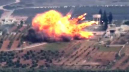 Турецкий танк «Леопард» эпично разнесло выстрелом из ПТРК