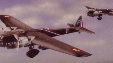 Классический французский бомбардировщик «Амио-143»