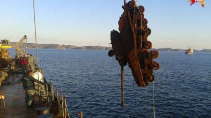 Спасательные силы Северного флота провели учение в Баренцевом море