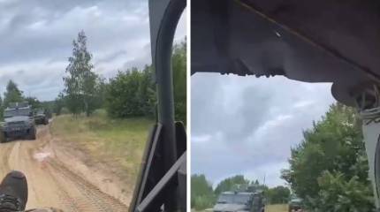 На вооружение ВСУ поступили британские бронемашины HUSKY TSV