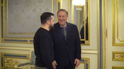 Прибыл за политическим рейтингом: Майк Помпео встретился с Зеленским