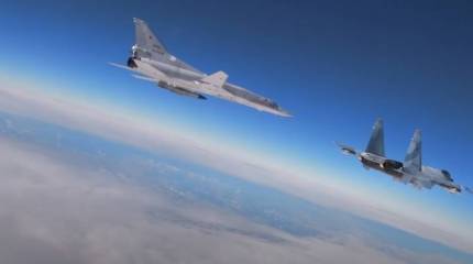 Российские дальние бомбардировщики Ту-22М3 вновь появились в воздушном пространстве Белоруссии