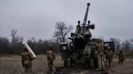 На Донецком направлении в ходе наступления уничтожена французская гаубица Caesar - Минобороны