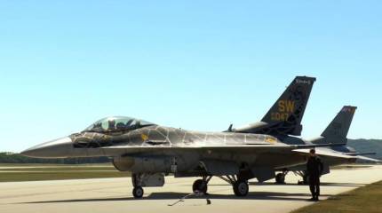 Американский офицер рассказал об истребителе F-16C Block 50, способном взлетать на скорости 120 км/ч