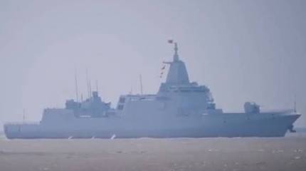 ВМС Китая пополнились вторым новейшим эсминцем проекта 055