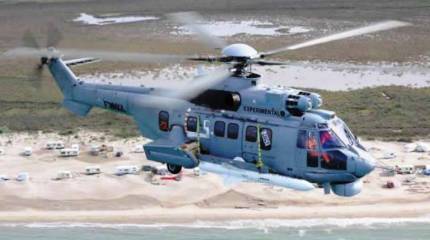 Во Франции по заказу ВМС Бразилии испытан вертолёт EC725 с ракетами «Экзосет»