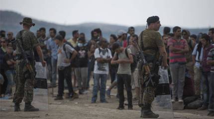 Македония ввела режим чрезвычайного положения на границе с Грецией