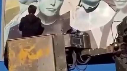 Благодарность иссякла: в Одессе убирают бигборды с Илоном Маском