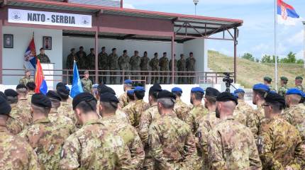 В Сербии стартовали первые совместные военные учения с НАТО