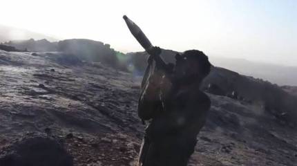 Показан выстрел из РПГ, осуществлённый хуситом на 800 м с ювелирной точностью