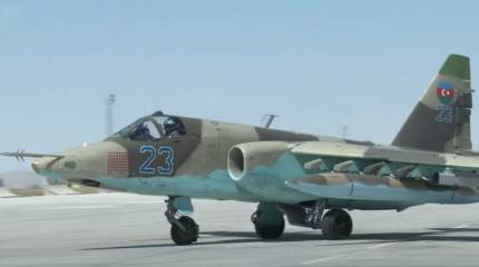 «Десятки звёзд на фюзеляже»: Пользователи обратили внимание на Су-25 ВВС Азербайджана, участвующие в совместных с Турцией учениях