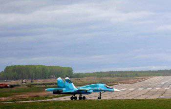 В 2014 году ВВС России получат 18 фронтовых бомбардировщиков Су-34