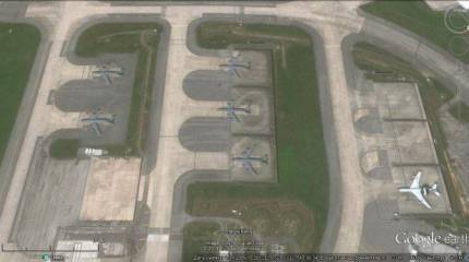 Японские военные объекты на спутниковых снимках «Google Earth»