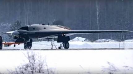 Сообщается о первом полёте БПЛА С-70 "Охотник"