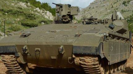 Минобороны Израиля показало новую бронемашину Nemera