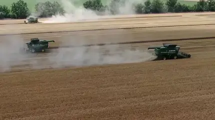 Ukraine's grain exports are trapped between Russia and Europe, according to the Western press.