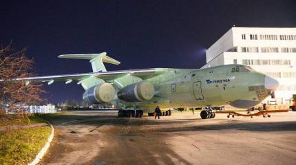 В Ульяновске собрали четвёртый с начала года военно-транспортный Ил-76МД-90А