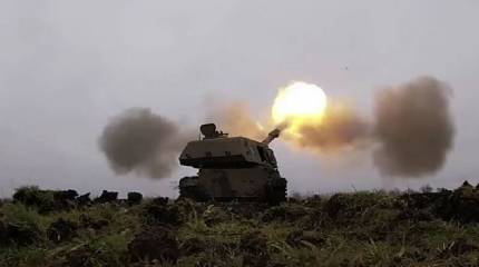 Военкоры: Артиллерия ВС РФ активизировала обстрелы позиций ВСУ на правобережье Днепра в Херсонской области